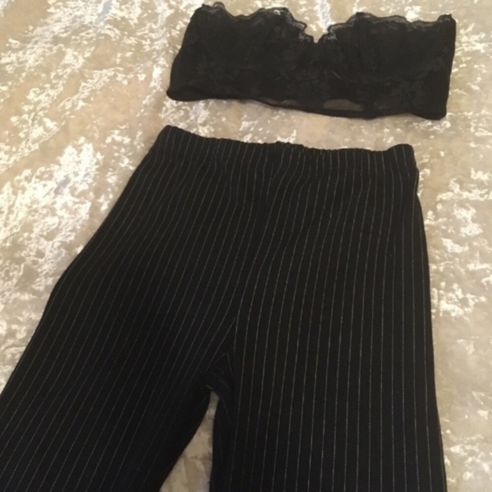 Striped leggings